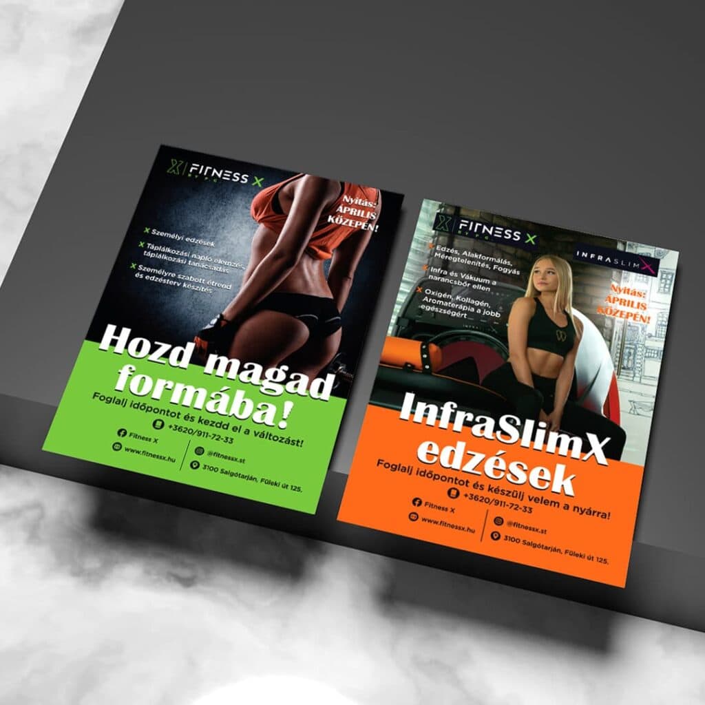 Fitness X szórólap