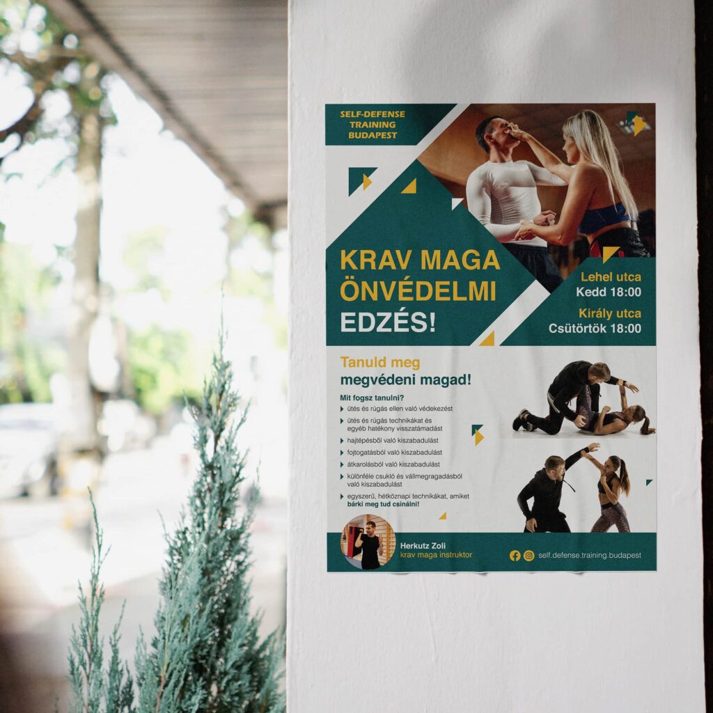 Krav maga plakát